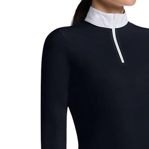 Camisas Ecuestres Transpirables Personalizadas de Primera Calidad para Mujer, Camiseta de Manga Larga para Montar a Caballo con Servicios OEM - Product Image 5