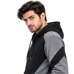 Servicio de proveedor de sudaderas con cremallera para hombre, ropa casual con capucha, ropa deportiva de forro polar premium ODM, fabricante de prendas de vestir OEM. - Product Image 6