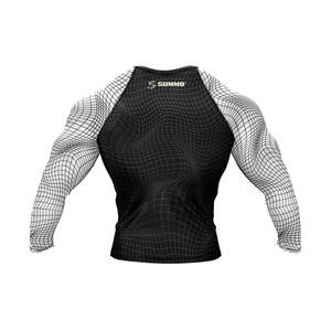 Best Quality Plain Mma Rash Guard Short <b>Sleeve</b> Rush Guard for Men Rash Guards Winter Stylish Custom Blank High Quality Mma - Product Image 2