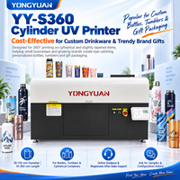 Nouvelle imprimante jet d'encre cylindrique de bureau avec tête d'impression Ricoh pour bouteilles/gobelets personnalisés, garantie 1200 jours, automatique