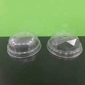 Tapas Planas Transparentes de Plástico PET PP para Vasos Desechables de 75/85/90/93/95/98/120 mm, Impresión Personalizada Disponible - Product Image 3