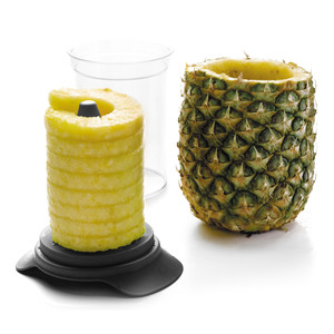 Coupe-ananas et éplucheur avec base pour une préparation facile des fruits - Product Image 3