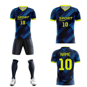 Latest <b>Design</b> Soccer Uniform Jersey Football Soccer Uniform Hot Selling Blank Soccer Uniforms - Product Image 2