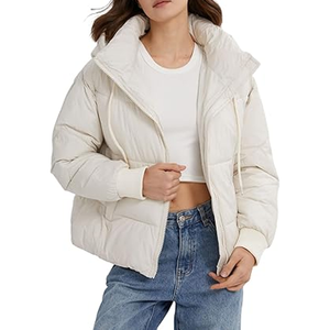 เสื้อแจ็คเก็ตผู้หญิงแบบมีฮู้ดบุผ้านวมสำหรับฤดูหนาว ขายส่ง เสื้อแจ็คเก็ตพัฟฟี่ไซส์ใหญ่ - Product Image 1