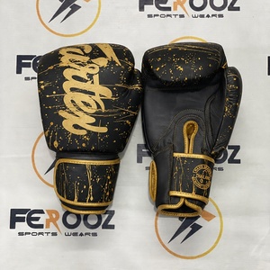 Gants d'entraînement MMA Fairtex noir et blanc à fermeture auto-agrippante, modèle professionnel très tendance, best-seller - Product Image 3