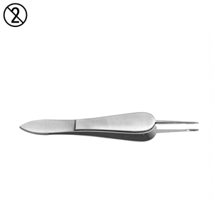 Pinzas de Sutura para Ojos y Oídos Manhattan, Instrumento Desechable de un Solo Uso, Pinzas Quirúrgicas Oftálmicas de Acero Inoxidable de Precisión - Product Image 1