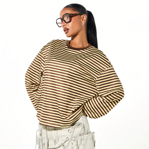 Women Summer <b>Long</b> Sleeve T Shirt Lightweight Soft Cotton <b>Canvas</b> Fabric Travel Walking Outdoor Breathable Comfortable Casual - Product Image 1