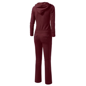 Conjunto Deportivo de Dos Piezas para Mujer, Color Liso, Ropa Deportiva, Nueva Llegada, Traje Deportivo para Damas Adultas - Product Image 2