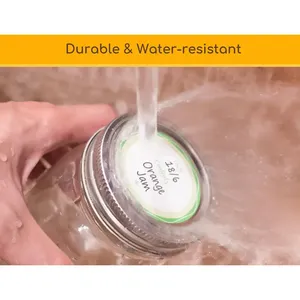 Etiquetas Adhesivas Personalizadas Resistentes al Agua con Logotipo en Lámina Dorada para Cosméticos, Lociones, Frascos de Velas, con Estampado en Caliente y Posibilidad de Escribir - Product Image 2