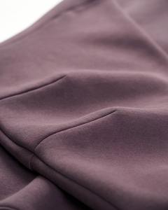 เสื้อฮู้ดดี้โอเวอร์ไซส์แบบสวมหัว ผ้าฟลีซเนื้อหนา ผสมผ้าฝ้าย 100% ทรงหลวมไหล่ตก  ผลิตตามสั่ง  รักษ์โลก - Product Image 4