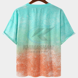 เสื้อยืดผู้ชายดีไซน์ใหม่ คุณภาพดีที่สุด ผลิตจากโพลีเอสเตอร์/คอตตอน ระบายอากาศได้ดี เป็นมิตรกับสิ่งแวดล้อม ทรงหลวม สวมใส่สบาย น้ำหนักเบา สำหรับขายออนไลน์ - Product Image 2