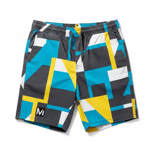 Shorts d'été unisexes style rétro en nylon coupe-vent, vêtements de sport vintage, shorts d'été légers, prix de gros - Product Image 1