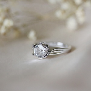 <span class=keywords><strong>Anello</strong></span> con foglia di nozze alla moda dasini impreziosito da cristalli <span class=keywords><strong>Swarovski</strong></span> in argento Sterling gioielli 925 <span class=keywords><strong>anello</strong></span> placcato in oro 18K - Product Image 6