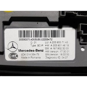 ECU และโมดูลคอมพิวเตอร์มือสองสำหรับรถยนต์ C-class รุ่น A2059007143 - Product Image 3