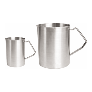 Bécher en acier inoxydable SciLab de 1000 ml avec bec verseur et échelle graduée pour laboratoire chimique - Product Image 1