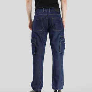 กางเกงยีนส์ลำลองผู้ชายทรงสเตรชสำหรับสไตล์คนเมือง - Product Image 2