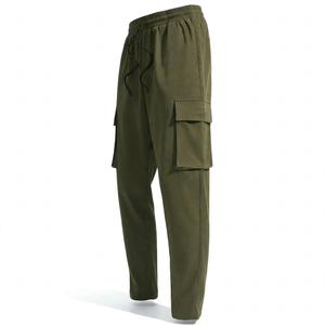 Pantalones Cargo para Hombre SPINE CRAFT, Cintura Elástica con Cordón, Múltiples Bolsillos, Estilo Jogger Informal, para Otoño, Secado Rápido, Ligeros - Product Image 5