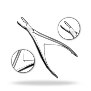 Adson Rongeur 8 Inch 200mm Neurosurgery <b>Bone</b> Rongeur Orthopedic <b>Surgical</b> <b>Bone</b> Cutting <b>Instrument</b> - Product Image 1