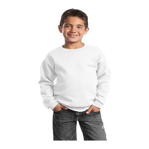 Sweat-shirt à capuche en molleton de coton biologique à manches longues pour garçons, col rond, coupe oversize - Product Image 2