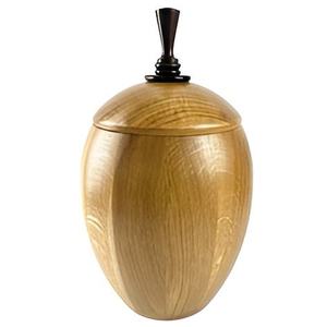Urne funéraire en bois faite à la main, bois naturel poli, urne commémorative personnalisée, urne funéraire pour cendres d'adultes - Product Image 5