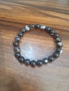 Bracelets classiques en perles d'imitation pour femmes, style vintage, forme de boule, plaqués rhodium - Product Image 1