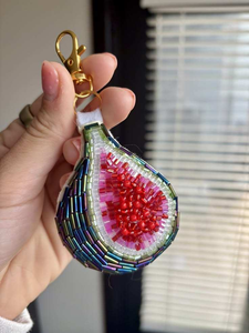 Coastal Shell Fish Charm <b>Keychain</b> Beaded Zinc Alloy Carabiner Irregular Classic Inlay Style Classic BY MULTI CRAFT - Product Image 6
