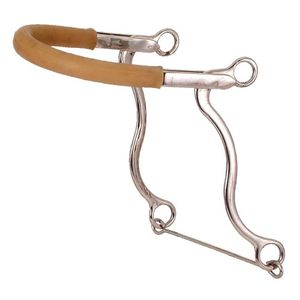 Mors de bouche de qualité en acier inoxydable sûr pour l'équitation, avec support latéral pour la prévention des glissements, mors de cheval durables - Product Image 5