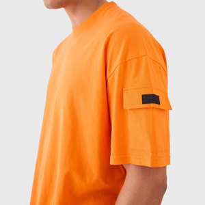 Wholesale Cotton/Polyester Men's Summer Two-Piece T-Shirt and Shorts Set Loose Fit <b>Elastic</b> Waist Knee Length Made in Pakistan - Product Image 4
