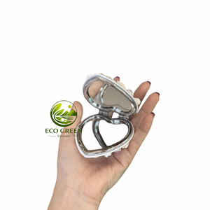 Premium Handmade <b>Compact</b> <b>Mirror</b> Shell Art Cosmetic <b>Mirror</b> Portable Pocket <b>Mirror</b> Gift for Women - Product Image 2