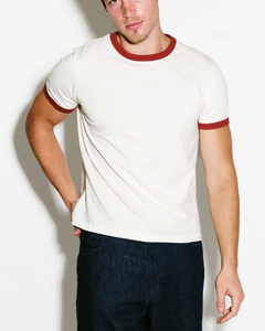 Camisetas Ringer al por Mayor, Algodón Premium, Cuello en Contraste, Proveedor de Ropa Casual de Moda - Product Image 2