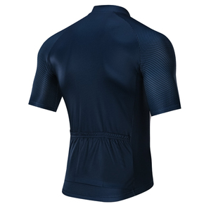 Custom Men Cycling Jersey Short Sleeve Aero Bike Shirt Matte Black Textured Sleeve <b>Road</b> Bicycle Racing Top - Product Image 4