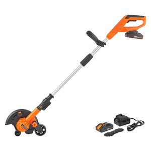 20 V Battery Powered Cordless <b>Lawn</b> <b>Edger</b> with 9 Inch Blade & 3 Position Depth Control Includes Battery Charger-Garden Tool - Product Image 1