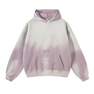 Hoodie en molleton personnalisé pour homme, faible quantité minimum de commande, coton bio, marque privée, pour les marques de streetwear. - Product Image 2