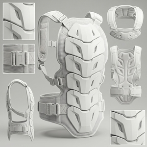 Professional Waterproof Motocross Chest <b>Protector</b> Body Armor | Breathable Off-Road Dirt Bike Riding Guard | CE Approved MTB <b>Back</b> - Product Image 3