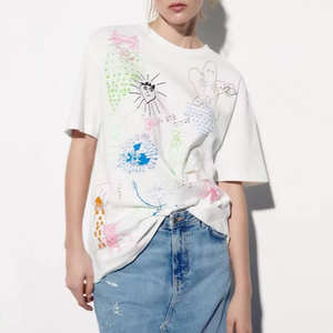 Camisetas Extra Grandes Estampadas para Mujer, Fabricadas con Tela Premium, Ligeras y Transpirables, Personalización de Marca Disponible para Venta al por Mayor - Product Image 6