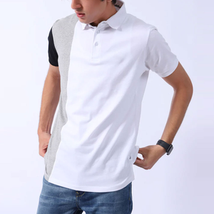 เสื้อเชิ้ตแขนยาวสีขาวสำหรับผู้ชาย ผ้าถักโพลีเอสเตอร์/คอตตอน น้ำหนัก 200 กรัม สไตล์ลำลอง ระบายอากาศได้ดี ทรงปกติ สีพื้น - Product Image 6