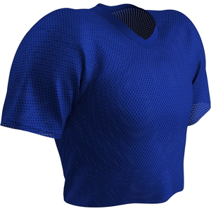 V-Neck <b>Mesh</b> <b>Short</b> Sleeve Sport Jersey Breathable Solid Color Adult Regular Fit 100% Polyester Men's Football Apparel - Product Image 1