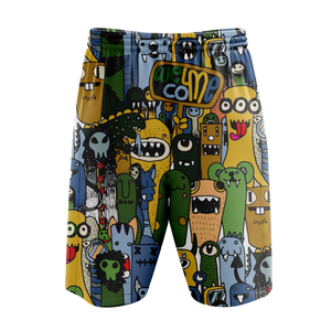 Pantalones Cortos Deportivos de Algodón 100% para Hombre, Personalizados con Logotipo OEM, para Gimnasio, Verano, Running, Entrenamiento Atlético - Product Image 2