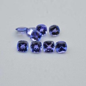 4mm-8mm Naturel Bleu Tanzanite Coussin À Facettes Coupe Guérison Pierre Précieuse Lâche Prêt À Expédier En Gros Personnalisé Tanzanite Bijoux - Product Image 3