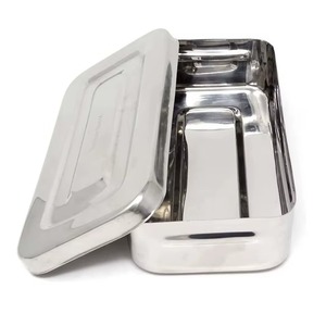 Caja de Esterilización para Instrumentos, Acero Inoxidable, Autoclavable, Caja de Almacenamiento para Instrumentos Médicos Quirúrgicos de Mahfooz Instruments - Product Image 1