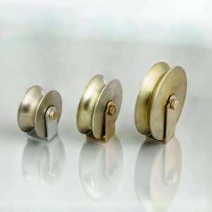 Ruedas de Acero Inoxidable Modernas para Puertas Correderas, Ensamblaje de Componentes de Riel Duradero de Alta Resistencia que Rodan Suavemente, para Villas y Apartamentos - Product Image 6