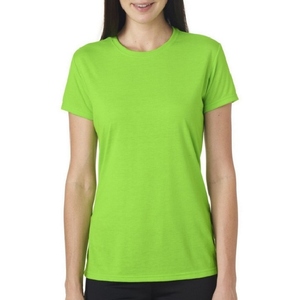 T-shirt rose à col rond pour femme, 100 % coton, coupe classique, couleur unie, décontracté, respirant, tricoté, sans manches, été - Product Image 4