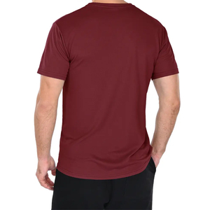 เสื้อยืดคอกลมผู้ชาย TRENDION APPARELS แบบเรียบง่าย แขนสั้น สำหรับออกกำลังกายและสวมใส่ลำลอง ผลิตโดยผู้ผลิตเสื้อผ้าออกกำลังกาย - Product Image 2
