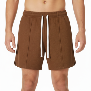 Plain Cotton <b>Polyester</b> <b>Shorts</b> Regular Fit Knee Length Breathable Soft Lightweight Activewear <b>Shorts</b> All Colors Available - Product Image 2
