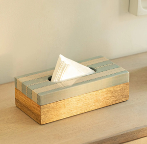 Colourful Mosaic Enamel Printed Wooden Tissue Box Holder For Home Office Car Gifting Napkin Box Dispenser For Tabletop Accessory - Product Image 3