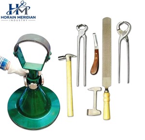 Juego de Herramientas de Herrador de Alta Resistencia para Recorte de Pezuñas, Colocación de Herraduras, Extracción de Clavos y Mantenimiento Profesional de Pezuñas Equinas - Product Image 3