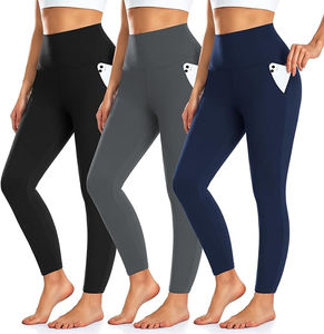Leggings en coton personnalisés pour femmes, vêtements de sport pour le yoga, fabricant OEM, vêtements de fitness pour femmes, fournisseur en gros - Product Image 2