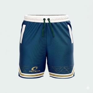 Shorts de sport pour hommes avec poches avant, respirants, 100 % coton, impression numérique, détection par aiguille, motif uni, légers, service OEM - Product Image 4