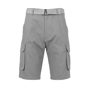 Premium Quality <b>Men's</b> Khaki Cargo Shorts Mid Waist Utility Cotton Summer Casual Quick Dry Shorts With <b>Belt</b> - Product Image 5
