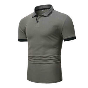 Chemise décontractée pour homme à deux boutons en coton – Vêtement de mode - Product Image 1